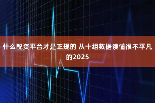 什么配资平台才是正规的 从十组数据读懂很不平凡的2025